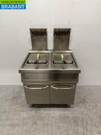 RVS Ata Dubbele Friteuse 2x 15 liter GAS Horeca, Zakelijke goederen, Horeca | Keukenapparatuur, Ophalen of Verzenden, Gebruikt