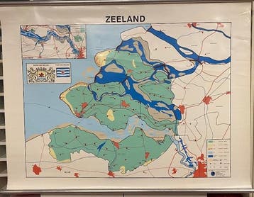 Klassikale kaart Zeeland, Verzenden, Nieuw