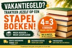 Vakantiegeld? Koop 4 tweedehands boeken, betaal er 3, Ophalen of Verzenden, Zo goed als nieuw