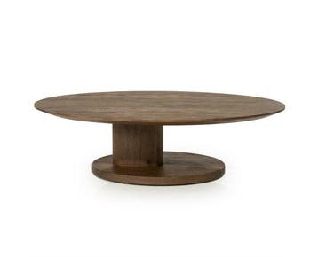 Salontafel Novia large 120x80cm - lichtbruin | Eleonora, Ophalen of Verzenden, Nieuw