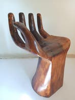 Stoel - Mano - Teak - In de stijl van Pedro Friedeberg