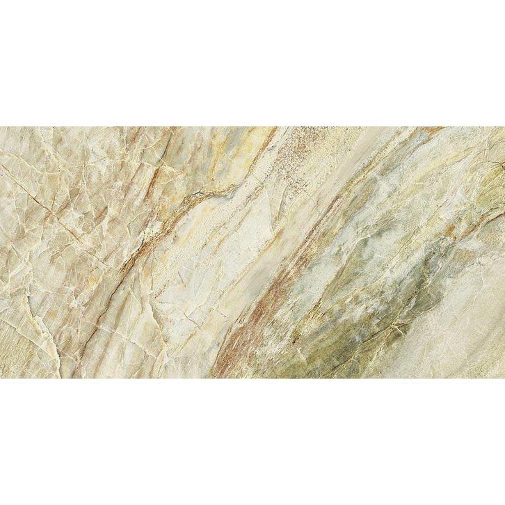 Del Conca Premiere Vloertegel - 60x120 cm - Hoogglans Beige, Doe-het-zelf en Verbouw, Tegels, Ophalen of Verzenden