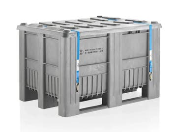 UN-keur palletbox CB1 - 1200x800 mm - UN code 4H2/Y -, Ophalen of Verzenden, Nieuw