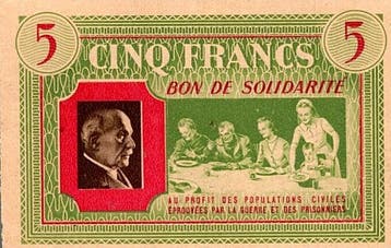 Ohne Jahr France Frankreich Pick 4 biljet Von Solidaritae..., Postzegels en Munten, Verzenden