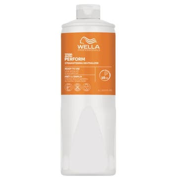Wella Perform Straightening Neutralizer - 1000ml, Ophalen of Verzenden, Nieuw, Gel, Wax, Haarlak of Mousse