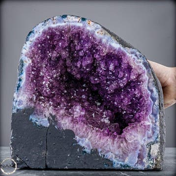 Natuurlijke amethistdruse uit Uruguay 12 kg - Kunstwerk van