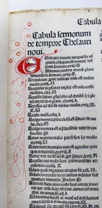 Petrus de Palude - [Incunable] Sermones Thesauri Novi de