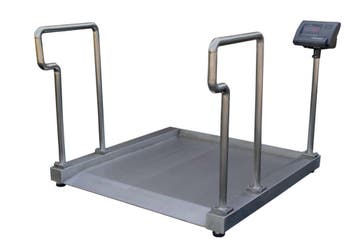 RVS Rolstoelweegschaal, Stasteunweegschaal 300kg x 100gr, Verzenden, Nieuw