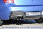 Rieger diffuser | 1er F20 (1K4): 09.11-03.2015 (tot Facelift, Auto-onderdelen, Carrosserie en Plaatwerk, Verzenden, Nieuw, BMW