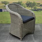 Chester dining tuinstoel grijs, Tuin en Terras, Ophalen of Verzenden, Nieuw, Wicker