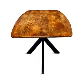 Eettafel Deens Ovaal Elise 150x80cm Mango Honey brown, Ophalen of Verzenden, Nieuw