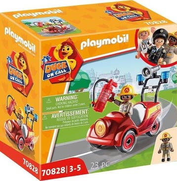 Playmobil Duck On Call - D*O*C* - Mini-brandweerwagen 70828, Verzenden, Nieuw