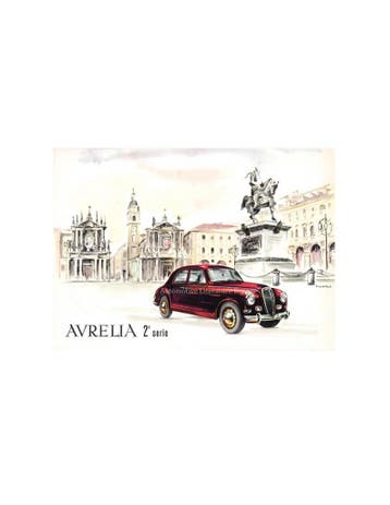 1955 LANCIA AURELIA BERLINA BROCHURE, Nieuw, Author