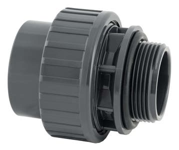Koppeling met O-ring 50mm x 2 buitendraad 10bar - grijs, Verzenden, Nieuw
