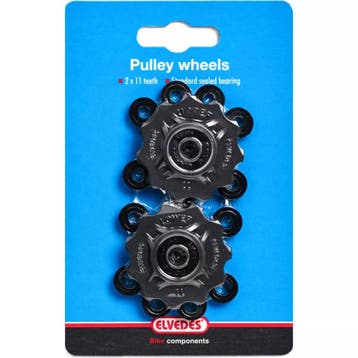 Elvedes Derailleurwieltjes - 11 Tands - RVS - Gesealde La..., Ophalen of Verzenden, Nieuw, Derailleur of Ketting