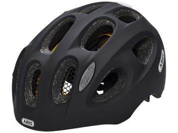 Abus Youn-I MIPS - Fietshelm - M (52-57 cm) - zwart, Fietsen en Brommers, Fietsaccessoires | Fietshelmen, Verzenden, Nieuw, Abus