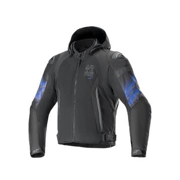 Alpinestars Zaca Air Venom WP Jas Zwart Electric Blauw, Motoren, Kleding | Motorkleding, Nieuw met kaartje, Jas | textiel, Alpinestars