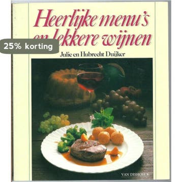 HEERLYKE MENUS EN WYNEN - DUIJKER 9789026933912, Verzenden, Gelezen, DUIJKER