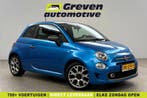Fiat 500 0.9 TwinAir Turbo Sport  Airco  Navigatie  LED, Blauw, Handgeschakeld, Nieuw, Te koop