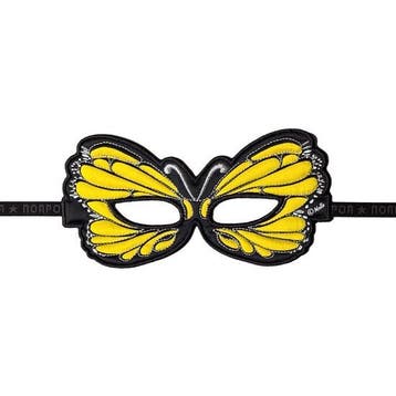 Vlinder oogmasker geel - Oogmaskers, Verzenden, Nieuw