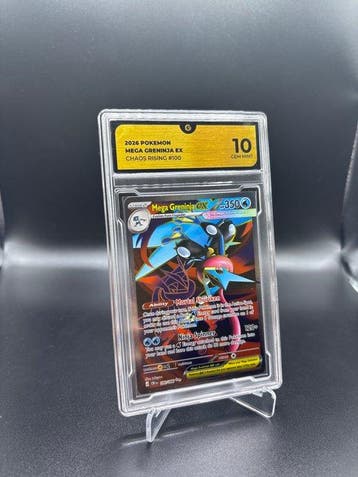 Pokémon - 1 Graded card - Mega Greninja EX 100 Chaos Rising, Nieuw