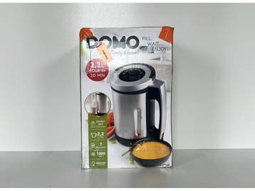 DOMO DO716BL - Soepmaker - 2,2L - 7 programma’s - RVS -, Verzenden, Nieuw
