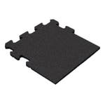 Rubber tegel 25 mm - 50 x 50 cm - Zwart - Puzzelsysteem -, Tuin en Terras, Verzenden, Nieuw