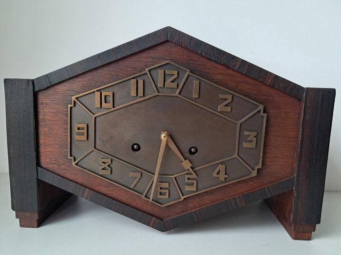 Pendule - Art Deco - Coromandel - 1920-1930, Antiek en Kunst, Kunst | Designobjecten