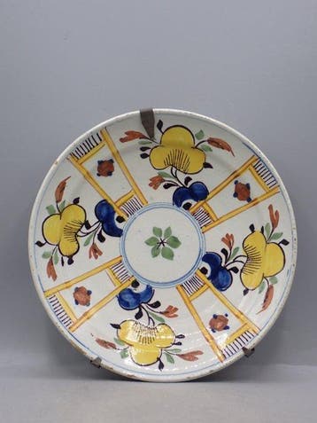 Bord - Bird and blossom - Aardewerk