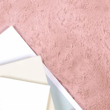 vidaXL Antislip vloerkleed van imitatie konijnenbont OLITE, Verzenden, Nieuw