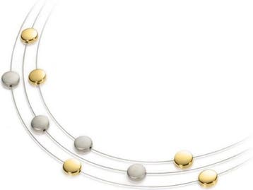 Boccia Titanium 0852.02 - Dames Ketting 45-50 cm - Puur, Verzenden, Nieuw