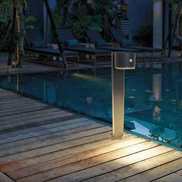 Solar staande lamp Sven - Tuinverlichting op zonne-energie, Zonne-energie, Verzenden, Minder dan 50 watt, Staande lamp