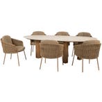 Estate Molina dining tuinset 240x105xH75 cm 7 delig, Tuin en Terras, Ophalen of Verzenden, Nieuw
