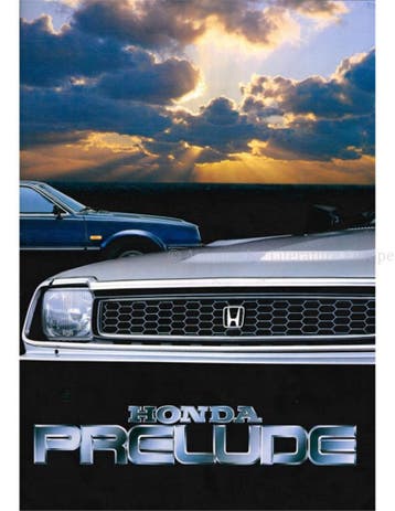 1982 HONDA PRELUDE BROCHURE ENGELS, Nieuw, Honda, Author