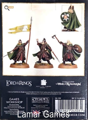 Warriors of Rohan Commanders - Middle Earth SBG (Warhammer, Hobby en Vrije tijd, Ophalen of Verzenden, Nieuw