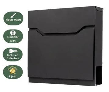 2dekans | Brasq Brievenbus - Premium PB300 - Gegalvaniseerd, Tuin en Terras, Brievenbussen, Ophalen of Verzenden, Zo goed als nieuw