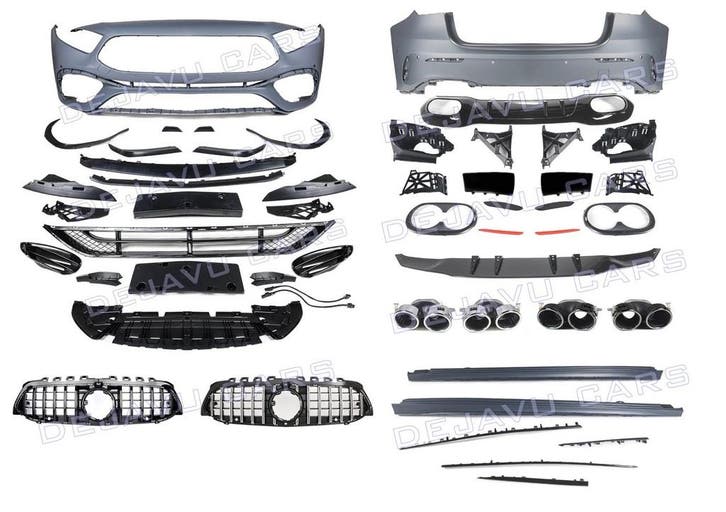A45 AMG Look Body Kit voor Mercedes Benz A Klasse V177 Sedan, Auto diversen, Tuning en Styling, Ophalen of Verzenden