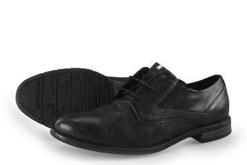 Bugatti Veterschoenen in maat 41 Zwart, Bugatti, Verzenden, Zwart, Zo goed als nieuw