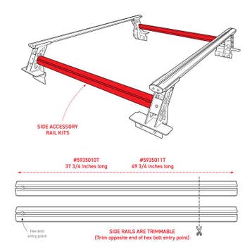 Go Rhino 15-22 Ford F-150 / 07-21 Toy. Tundra XRS Cross Bars, Ophalen of Verzenden, Nieuw
