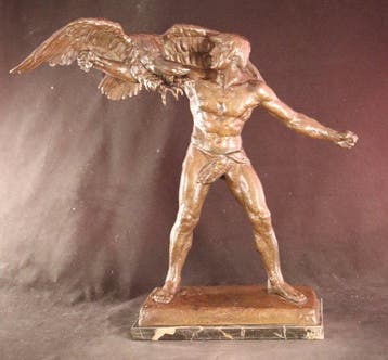 Art Deco beeld - Georges Gori (19th. cent) - sculptuur, Man