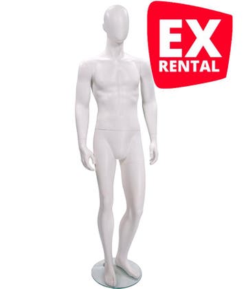 Faceless etalagepop heer merk Gruppo Corso 77S wit EX RENTAL