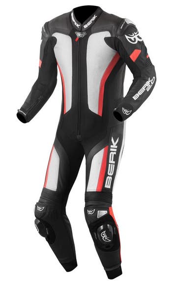 Berik Losail Zwart Wit Rood 1-Delig Motorpak, Nieuw met kaartje, Overall, Berik, Heren
