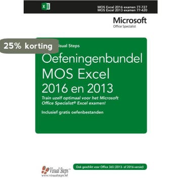Oefeningenbundel MOS Excel 2016 en 2013 basis 9789059055926, Boeken, Verzenden, Zo goed als nieuw
