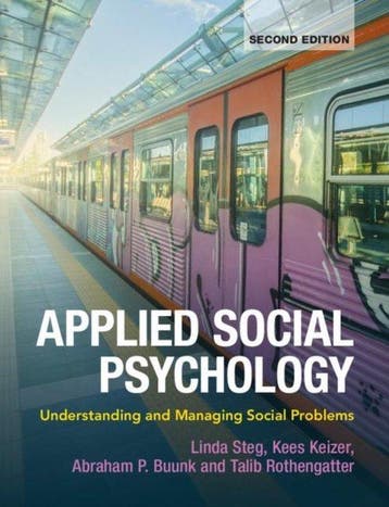 Boek Applied Social Psychology 9781107620292, Boeken, Verzenden, Zo goed als nieuw