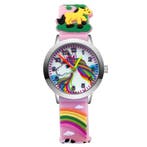 Fako - Kinderhorloge - 3D - Eenhoorn / Unicorn - Ø 30mm -, Verzenden, Nieuw
