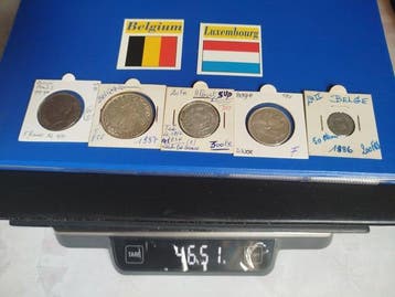 België, Luxemburg. 465 munten (Zonder minimumprijs)