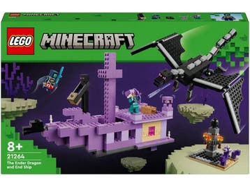 LEGO Minecraft® - De Enderdraak en het End-schip (21264) -, Verzenden, Zo goed als nieuw