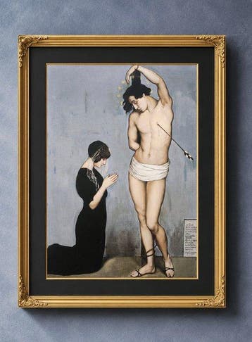 Ángel Zárraga (1886-1946) (after) - Votive Offering (Saint