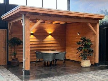 Douglas veranda 300x400 COMPLEET !!!!, Nieuw, Overige houtsoorten, Overige typen