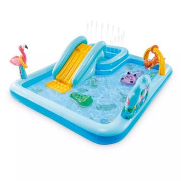 Intex Jungle Adventure speelzwembad 244×198×71 cm met gli., Ophalen of Verzenden, Nieuw